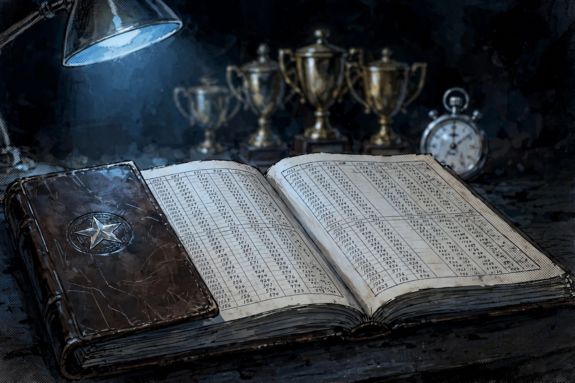 The great record book, open